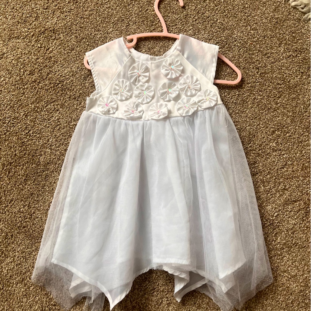 Ivory Chiffon Baby Dress